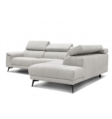 Ecksofa rechts mit verstellbaren Kopfstützen 5-Sitzer FIERO