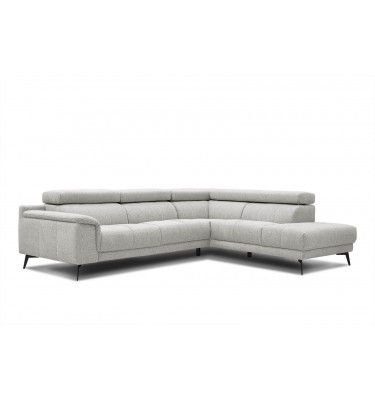 Ecksofa rechts mit verstellbaren Kopfstützen 5-Sitzer FIERO