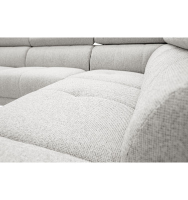 Ecksofa rechts mit verstellbaren Kopfstützen 5-Sitzer FIERO