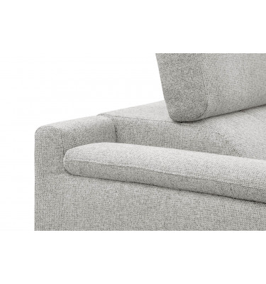 Ecksofa rechts mit verstellbaren Kopfstützen 5-Sitzer FIERO