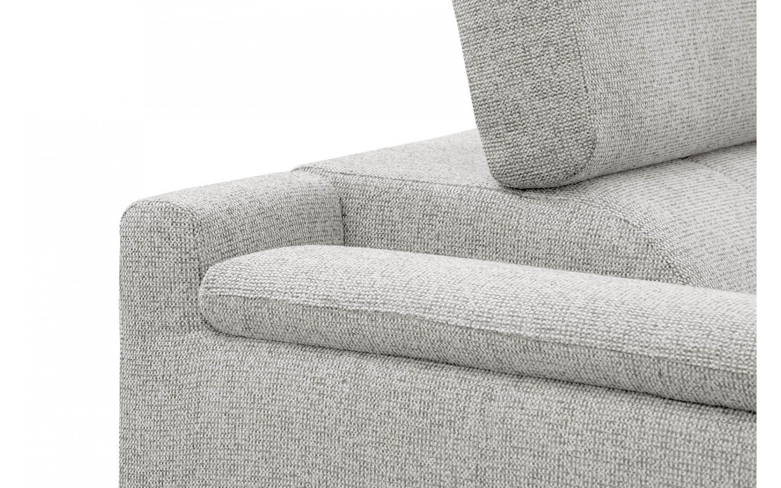 Ecksofa rechts mit verstellbaren Kopfstützen 5-Sitzer FIERO