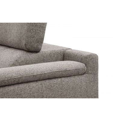 Ecksofa 5-Sitzer links Fiero | Mit verstellbaren Kopfstützen | Wozimo