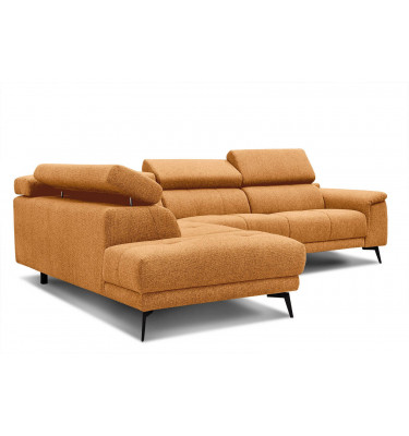 Ecksofa 5-Sitzer links Fiero | Mit verstellbaren Kopfstützen | Wozimo