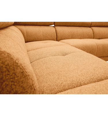 Ecksofa 5-Sitzer links Fiero | Mit verstellbaren Kopfstützen | Wozimo