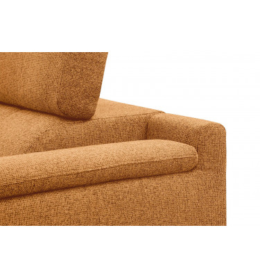 Ecksofa 5-Sitzer links Fiero | Mit verstellbaren Kopfstützen | Wozimo