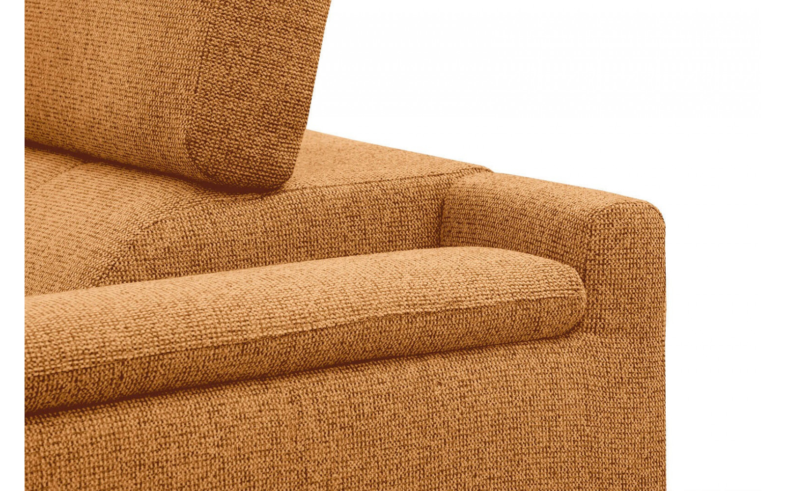 Ecksofa 5-Sitzer links Fiero | Mit verstellbaren Kopfstützen | Wozimo