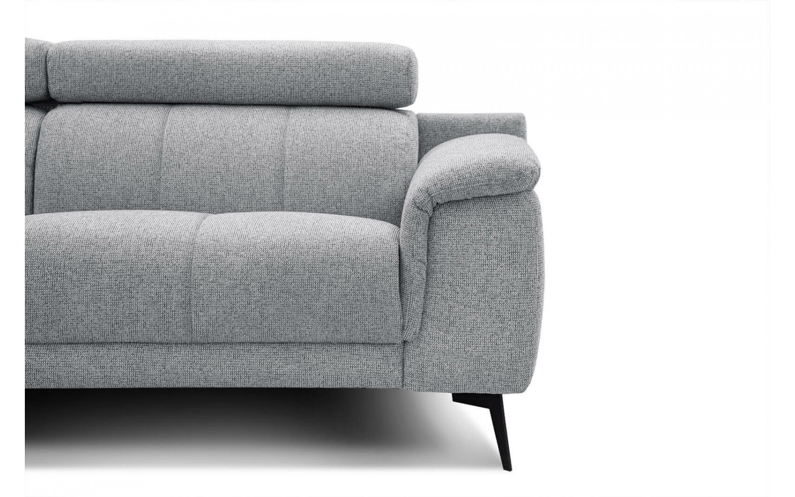 Ecksofa 5-Sitzer links Fiero | Mit verstellbaren Kopfstützen | Wozimo