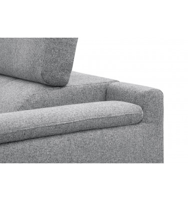 Ecksofa 5-Sitzer links Fiero | Mit verstellbaren Kopfstützen | Wozimo