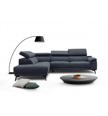 Ecksofa 5-Sitzer links Fiero | Mit verstellbaren Kopfstützen | Wozimo