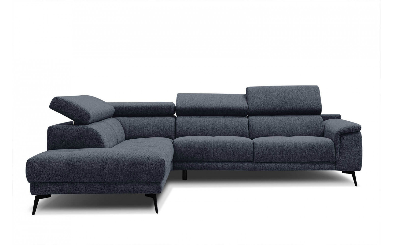 Ecksofa 5-Sitzer links Fiero | Mit verstellbaren Kopfstützen | Wozimo