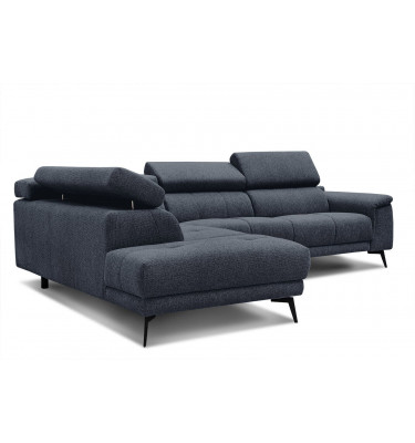 Ecksofa 5-Sitzer links Fiero | Mit verstellbaren Kopfstützen | Wozimo