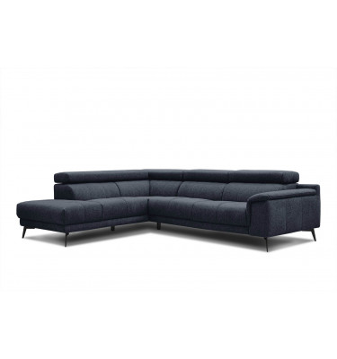 Ecksofa 5-Sitzer links Fiero | Mit verstellbaren Kopfstützen | Wozimo