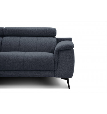 Ecksofa 5-Sitzer links Fiero | Mit verstellbaren Kopfstützen | Wozimo