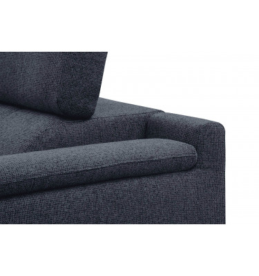 Ecksofa 5-Sitzer links Fiero | Mit verstellbaren Kopfstützen | Wozimo