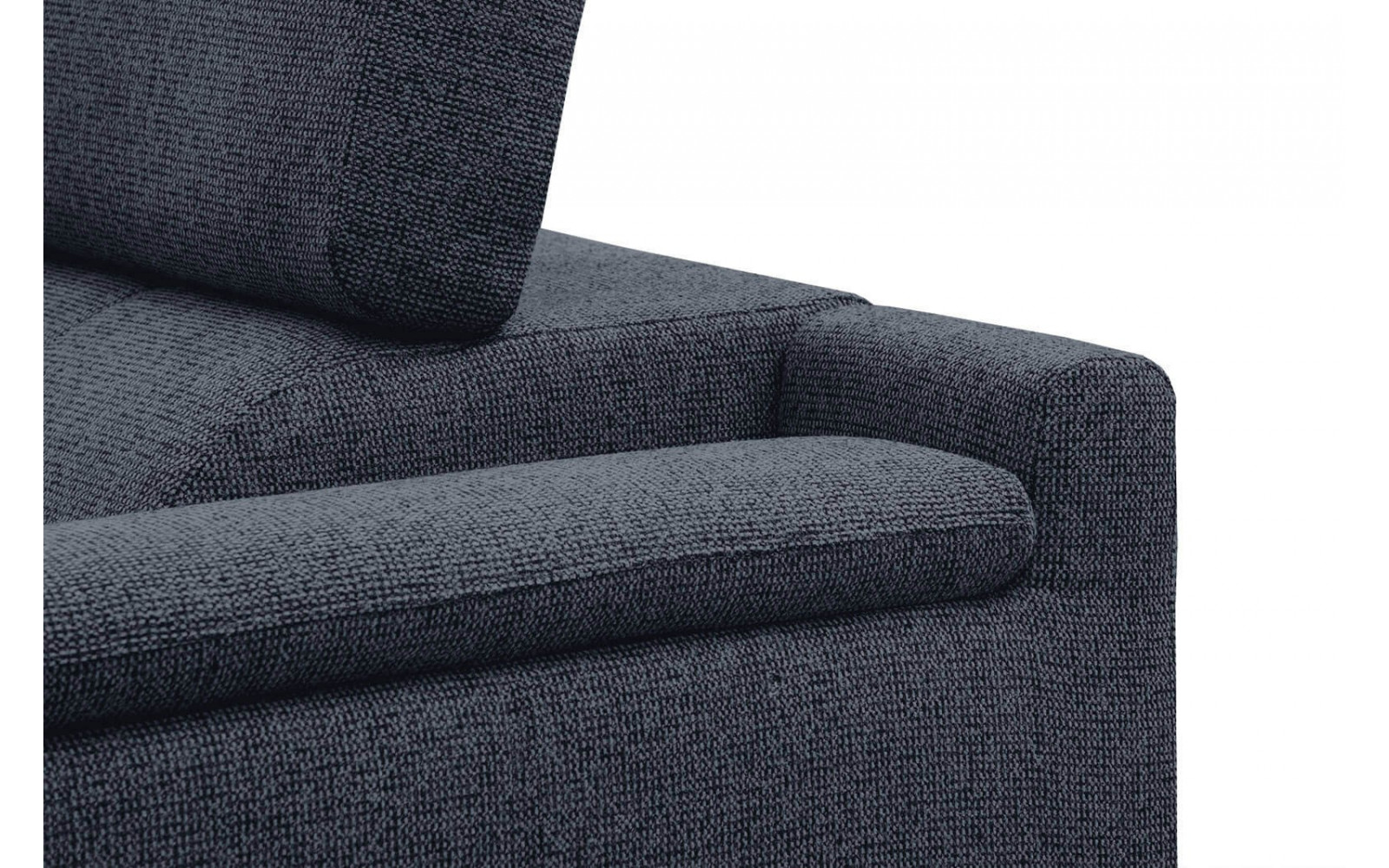 Ecksofa 5-Sitzer links Fiero | Mit verstellbaren Kopfstützen | Wozimo