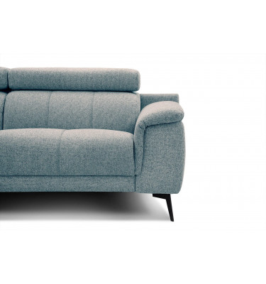 Ecksofa 5-Sitzer links Fiero | Mit verstellbaren Kopfstützen | Wozimo