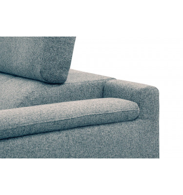 Ecksofa 5-Sitzer links Fiero | Mit verstellbaren Kopfstützen | Wozimo