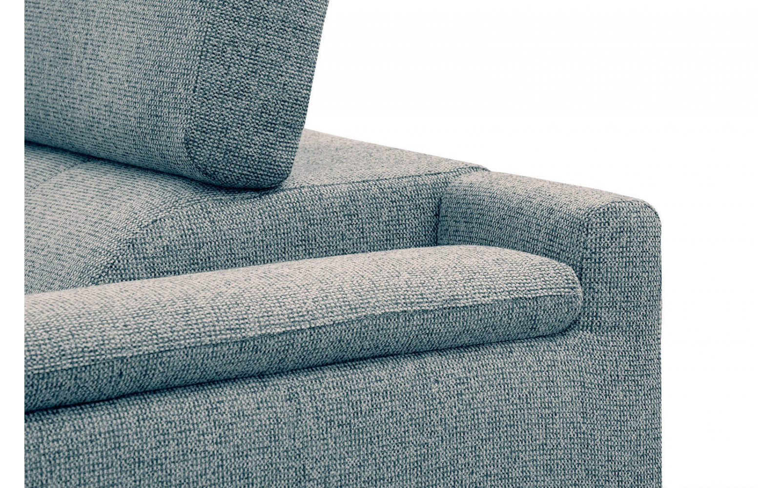 Ecksofa 5-Sitzer links Fiero | Mit verstellbaren Kopfstützen | Wozimo