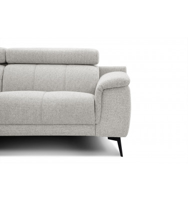 Ecksofa 5-Sitzer links Fiero | Mit verstellbaren Kopfstützen | Wozimo