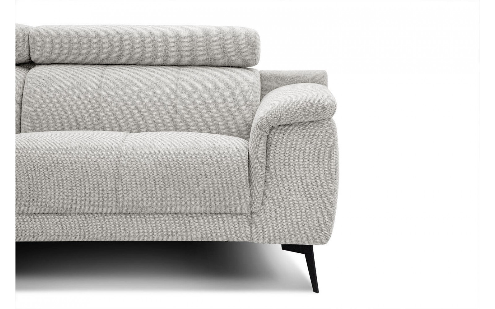 Ecksofa 5-Sitzer links Fiero | Mit verstellbaren Kopfstützen | Wozimo