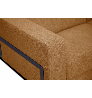 Ecksofa 5-Sitzer rechts Bergo | Mit verstellbaren Kopfstützen | Wozimo