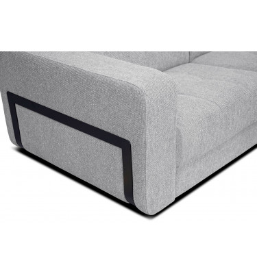 Ecksofa 5-Sitzer rechts Bergo | Mit verstellbaren Kopfstützen | Wozimo