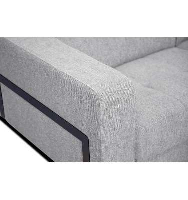 Ecksofa 5-Sitzer rechts Bergo | Mit verstellbaren Kopfstützen | Wozimo