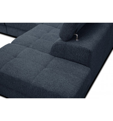 Ecksofa 5-Sitzer rechts Bergo | Mit verstellbaren Kopfstützen | Wozimo