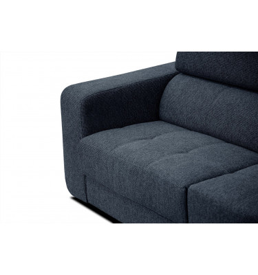 Ecksofa 5-Sitzer rechts Bergo | Mit verstellbaren Kopfstützen | Wozimo