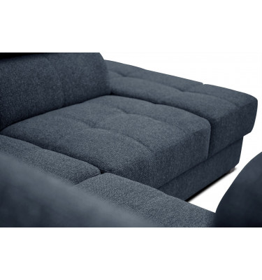 Ecksofa 5-Sitzer rechts Bergo | Mit verstellbaren Kopfstützen | Wozimo