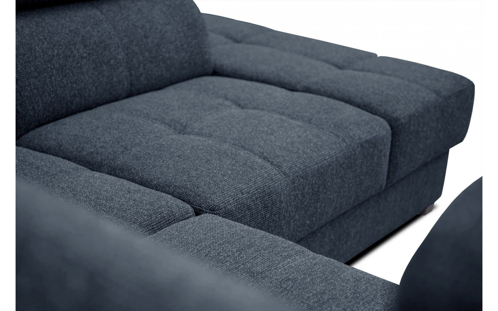 Ecksofa 5-Sitzer rechts Bergo | Mit verstellbaren Kopfstützen | Wozimo