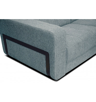 Ecksofa 5-Sitzer rechts Bergo | Mit verstellbaren Kopfstützen | Wozimo