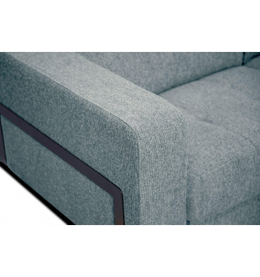 Ecksofa 5-Sitzer rechts Bergo | Mit verstellbaren Kopfstützen | Wozimo