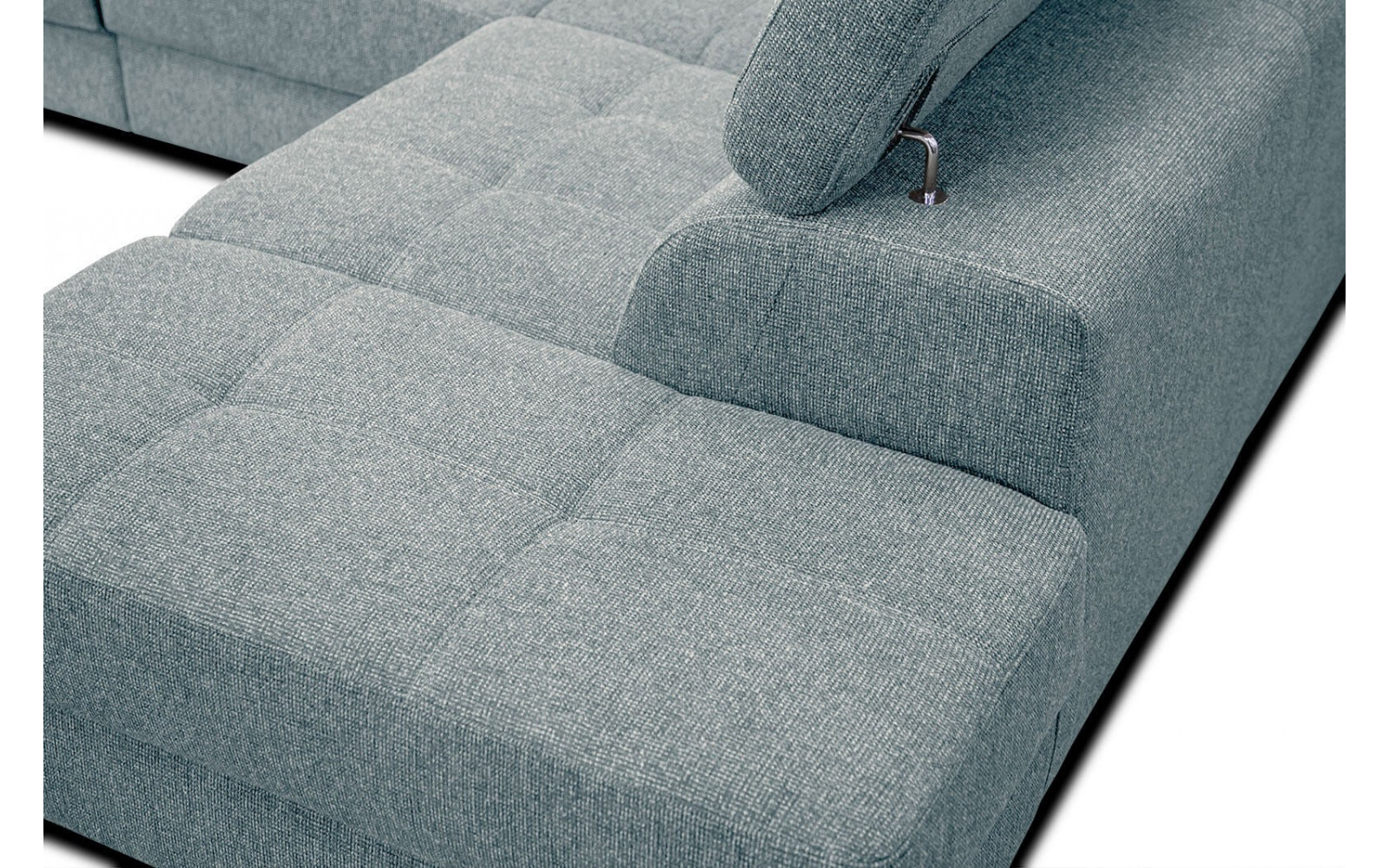 Ecksofa 5-Sitzer rechts Bergo | Mit verstellbaren Kopfstützen | Wozimo