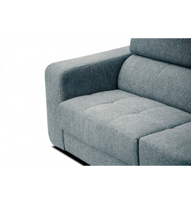 Ecksofa 5-Sitzer rechts Bergo | Mit verstellbaren Kopfstützen | Wozimo