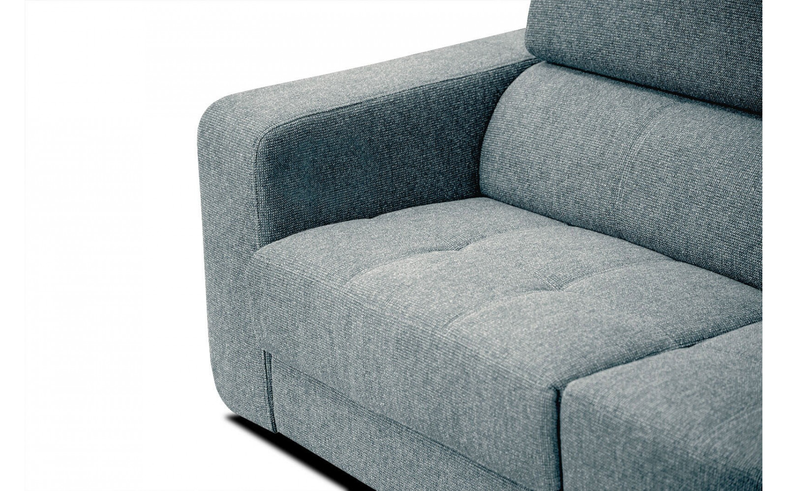 Ecksofa 5-Sitzer rechts Bergo | Mit verstellbaren Kopfstützen | Wozimo