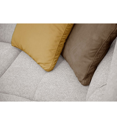 Ecksofa 5-Sitzer rechts Bergo | Mit verstellbaren Kopfstützen | Wozimo