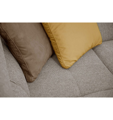 Ecksofa 5-Sitzer links Bergo | Mit verstellbaren Kopfstützen | Wozimo