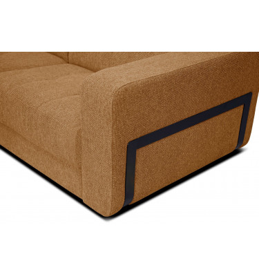 Ecksofa 5-Sitzer links Bergo | Mit verstellbaren Kopfstützen | Wozimo