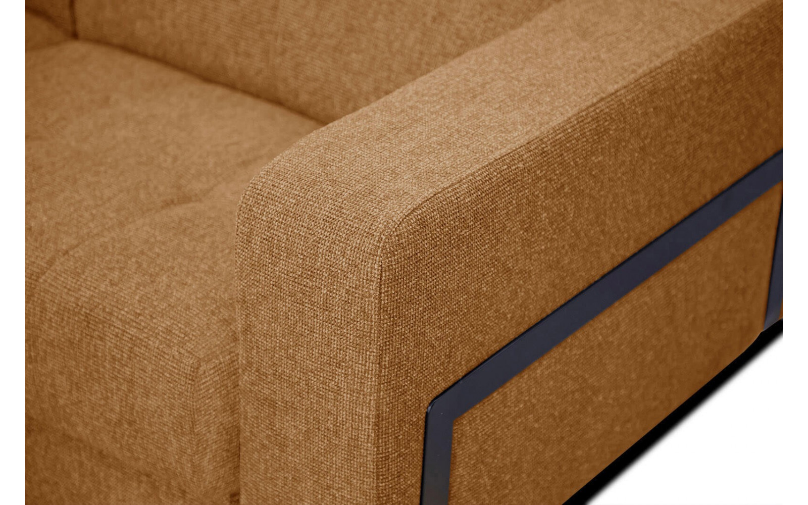 Ecksofa 5-Sitzer links Bergo | Mit verstellbaren Kopfstützen | Wozimo