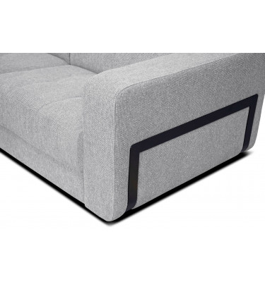 Ecksofa 5-Sitzer links Bergo | Mit verstellbaren Kopfstützen | Wozimo