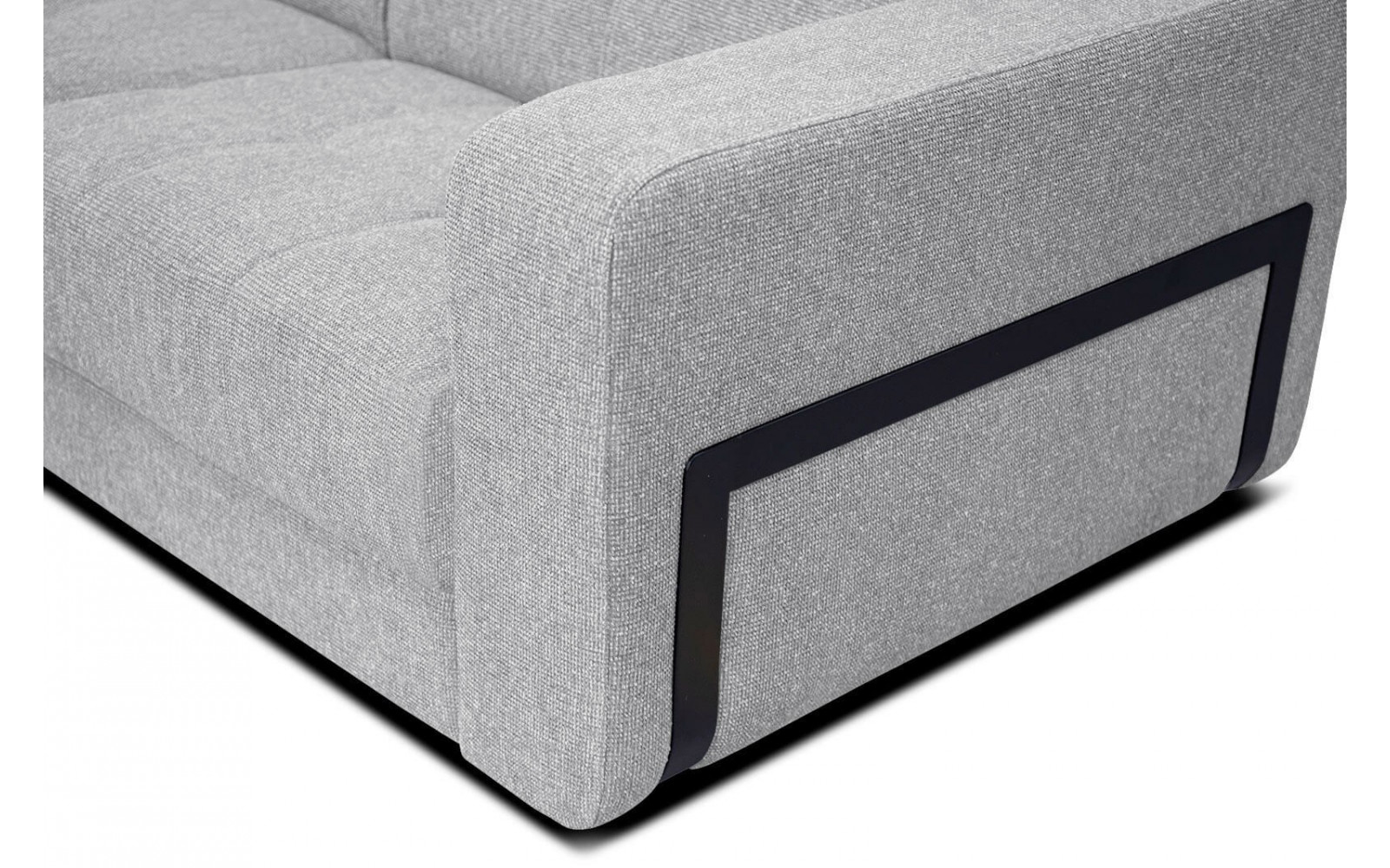 Ecksofa 5-Sitzer links Bergo | Mit verstellbaren Kopfstützen | Wozimo