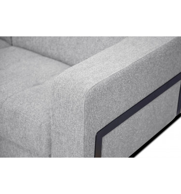 Ecksofa 5-Sitzer links Bergo | Mit verstellbaren Kopfstützen | Wozimo