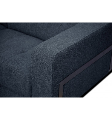 Ecksofa 5-Sitzer links Bergo | Mit verstellbaren Kopfstützen | Wozimo