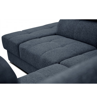 Ecksofa 5-Sitzer links Bergo | Mit verstellbaren Kopfstützen | Wozimo