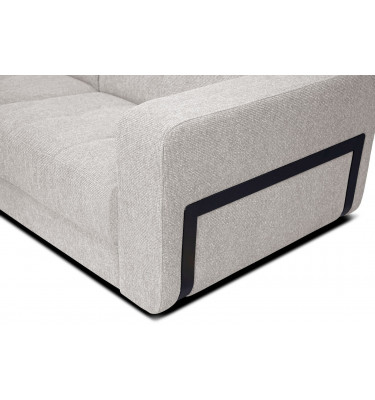 Ecksofa 5-Sitzer links Bergo | Mit verstellbaren Kopfstützen | Wozimo