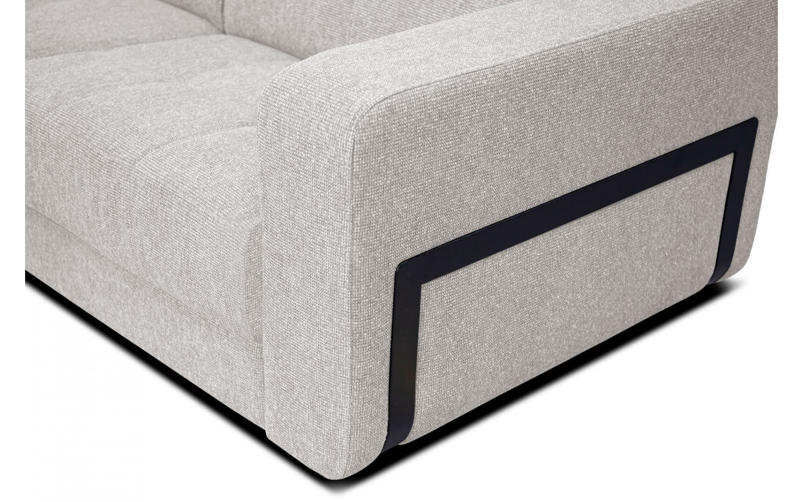 Ecksofa 5-Sitzer links Bergo | Mit verstellbaren Kopfstützen | Wozimo