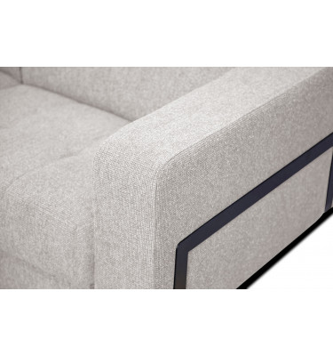 Ecksofa 5-Sitzer links Bergo | Mit verstellbaren Kopfstützen | Wozimo