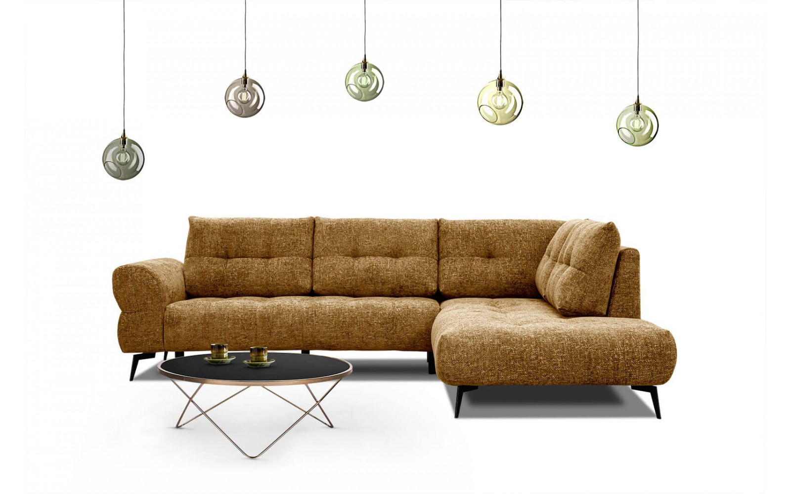 Ecksofa 5-Sitzer rechts Salvini kaufen | Modernes Designersofa | Wozimo