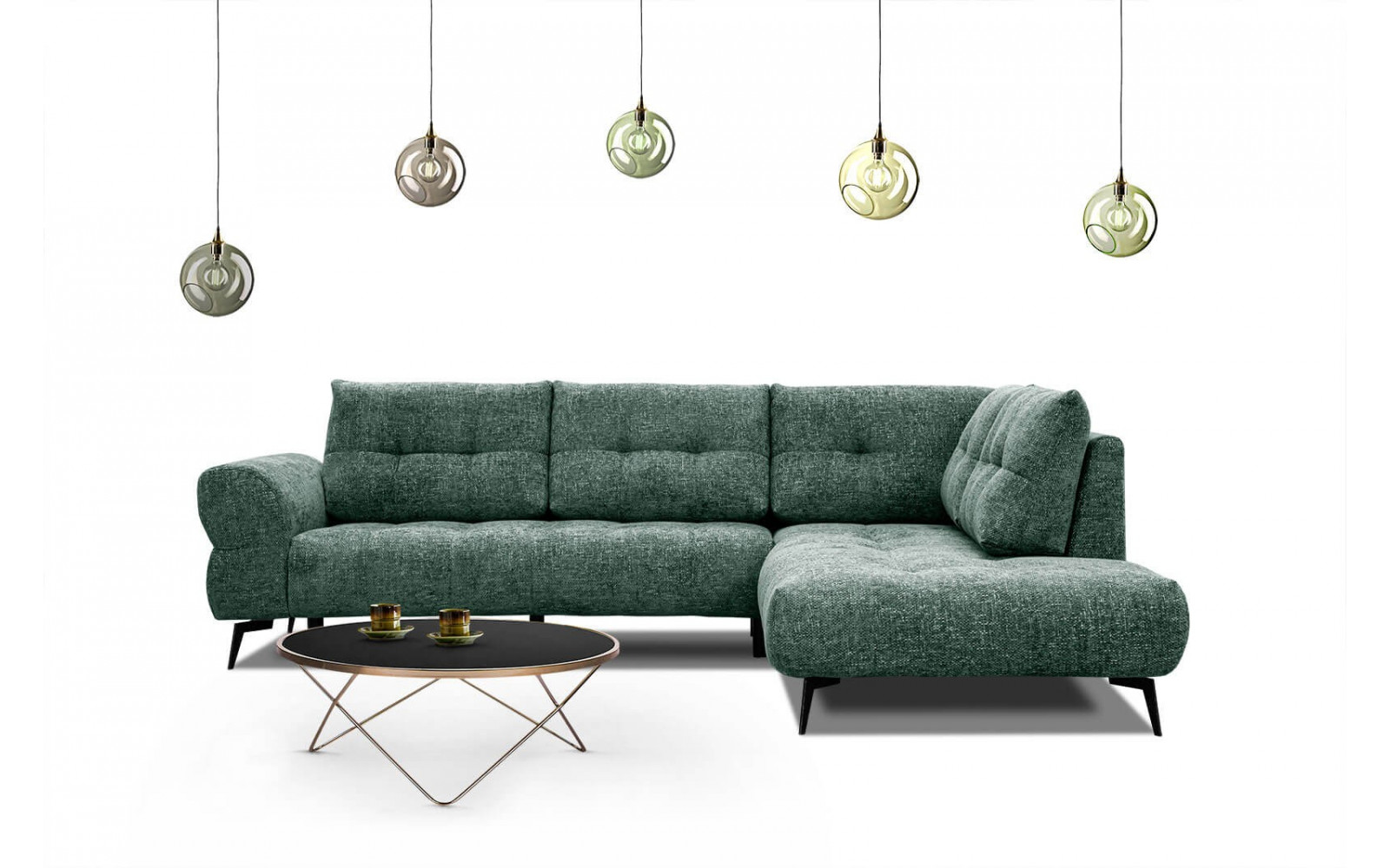 Ecksofa 5-Sitzer rechts Salvini kaufen | Modernes Designersofa | Wozimo